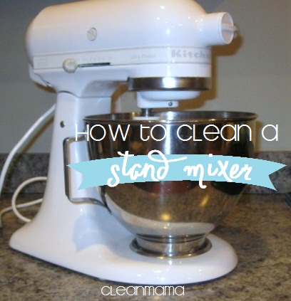 clean stand mixer