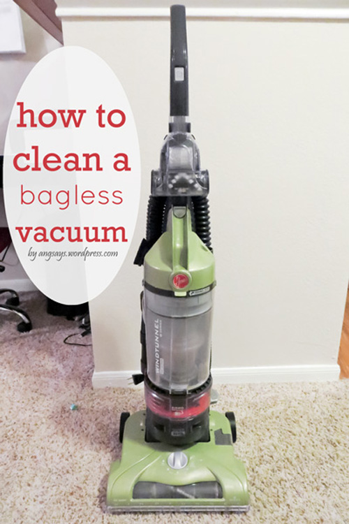 cleaning tips for bagless vacuum