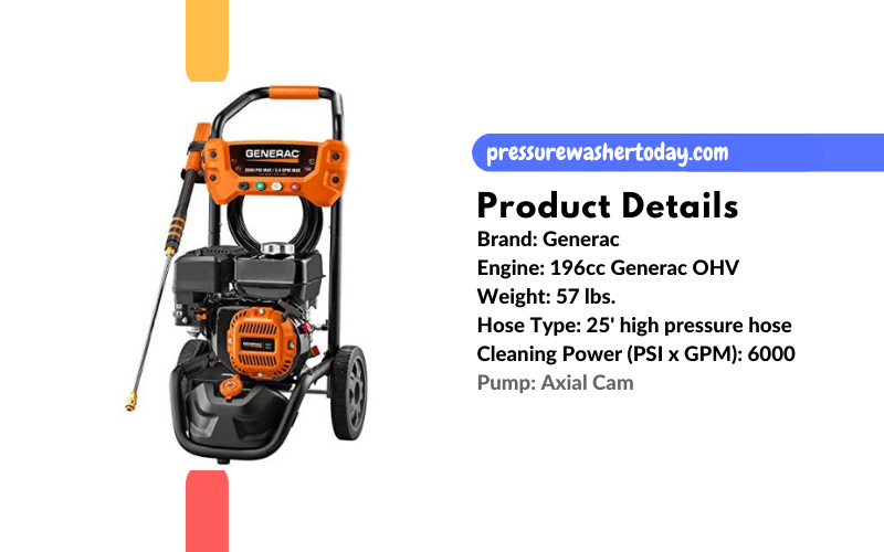  Generac 6921 Pressure Washer Review