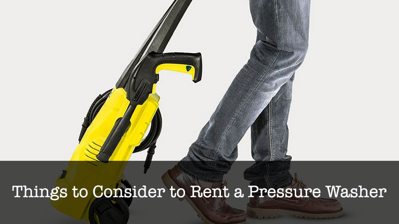 Rent Pressure Washer