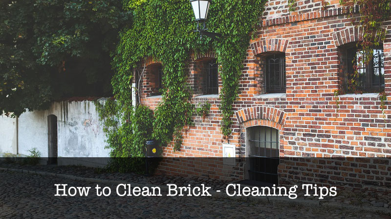 how to clean brick