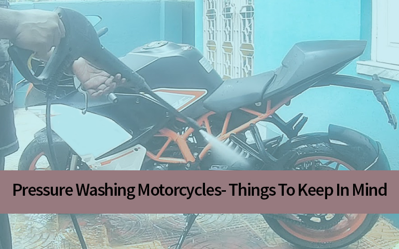 Pressure Washing Motorcycles