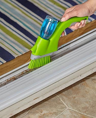 Use Vacuum To Clean windows and doors