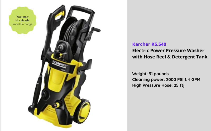 Karcher k5.540 electric power pressure washer review