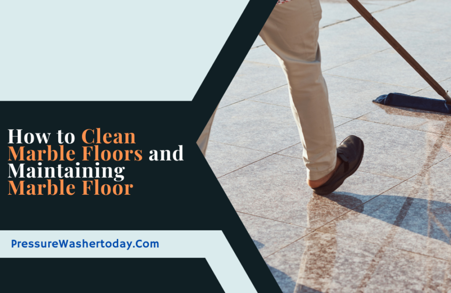 How to clean marble floors