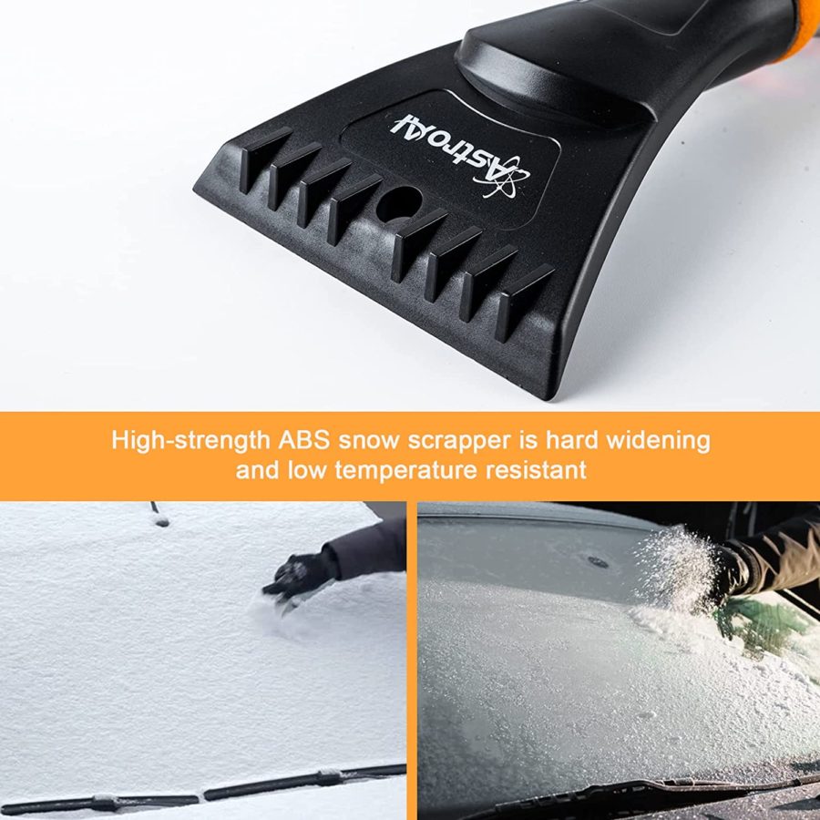 AstroAI 27” Snow Brush and Detachable Scraper