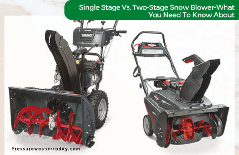 Single Stage vs Two Stage Snow Blower
