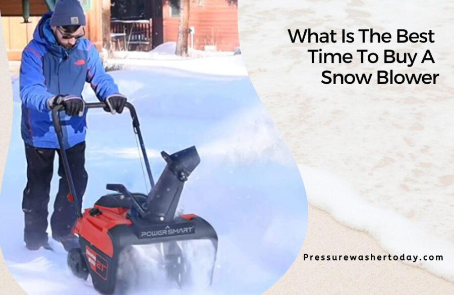best time to buy a snow blower