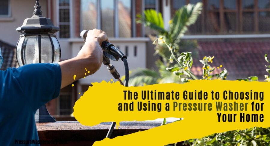 Using a Pressure Washer